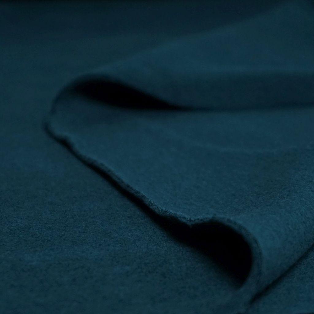 Baumwollfleece petrol - Bio